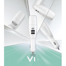 V1+車載智能香薰充電器　啞光白